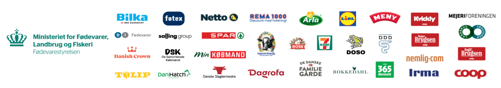 Logoer for partnere i Dyrevelfærdsmærket
